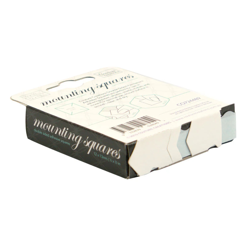 Couture Creations Adhesive Mounting Squares White Permanent 500 Pieces