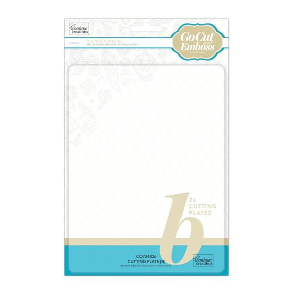 Couture Creations B PLATE for GoCut and Emboss Machine Pk2