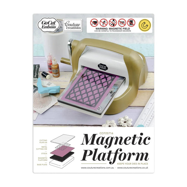 Couture Creations Magnetic  Plate For Gocut And Emboss Machine