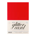 Couture Creations A4 250GSM Glitter Card Packs of 10#Colour_BRIGHT RED