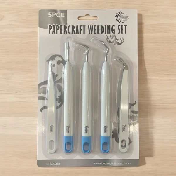 Couture Creations Papercraft Weeding Set of 5 Pieces