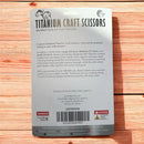 Couture Creations Titanium Craft Scissors Set of 3