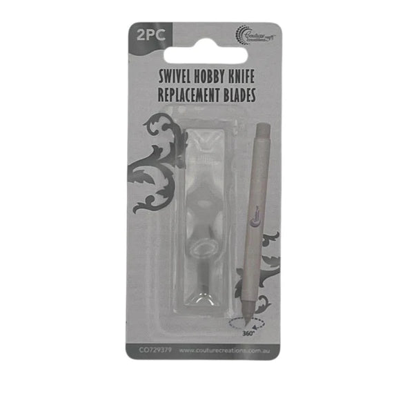 Couture Creations Swivel Hobby Knife Replacement Blades Pack Of 2
