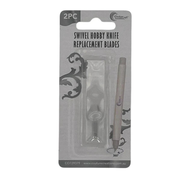 Couture Creations Swivel Hobby Knife Replacement Blades Pack Of 2