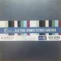 Couture Creations 12" x 12" 210gsm Pearl Shimmer Cardstock Packs of 6 Sheets#Colour_NAVY BLUE