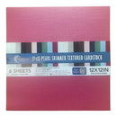 Couture Creations 12" x 12" 210gsm Pearl Shimmer Cardstock Packs of 6 Sheets