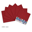 Couture Creations 12" x 12" 120gsm Laminated Glitter Cardstock Packs of 7 Sheets