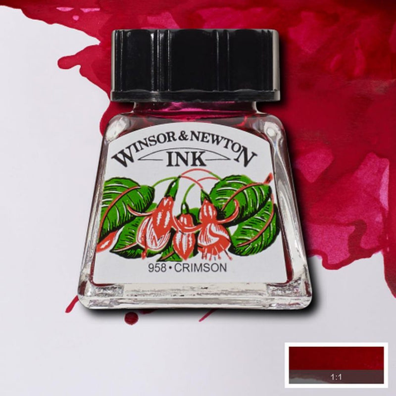 Winsor & Newton Fast Drying, Water Resistant Transparent Drawing Ink 14ml