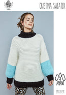 Cristina Knitting Pattern - Womens Sweater XS-4XL Chunky Yarn