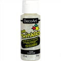Decoart Craft Twinkles Glitter Craft Paint 59ml#Colour_CRYSTAL