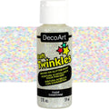 Decoart Craft Twinkles Glitter Craft Paint 59ml#Colour_CRYSTAL