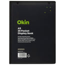OSC Insert Display Book 20 Pocket Black
