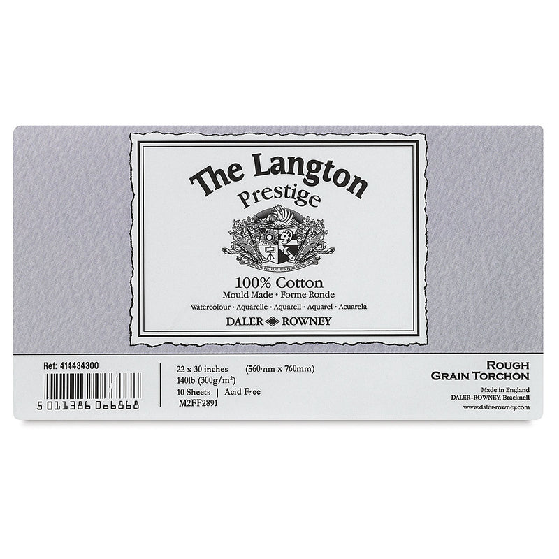 Daler Rowney Langton Prestige 22x30 Inch 300gsm - 10 Sheets