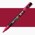 Uni Posca Markers PC-3M Fine 0.9-1.3mm Bullet Tip#Colour_DARK RED