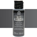 Folk Art Brushed Metal Acrylic Craft Paint 2oz/59ml#Colour_DARK GREY