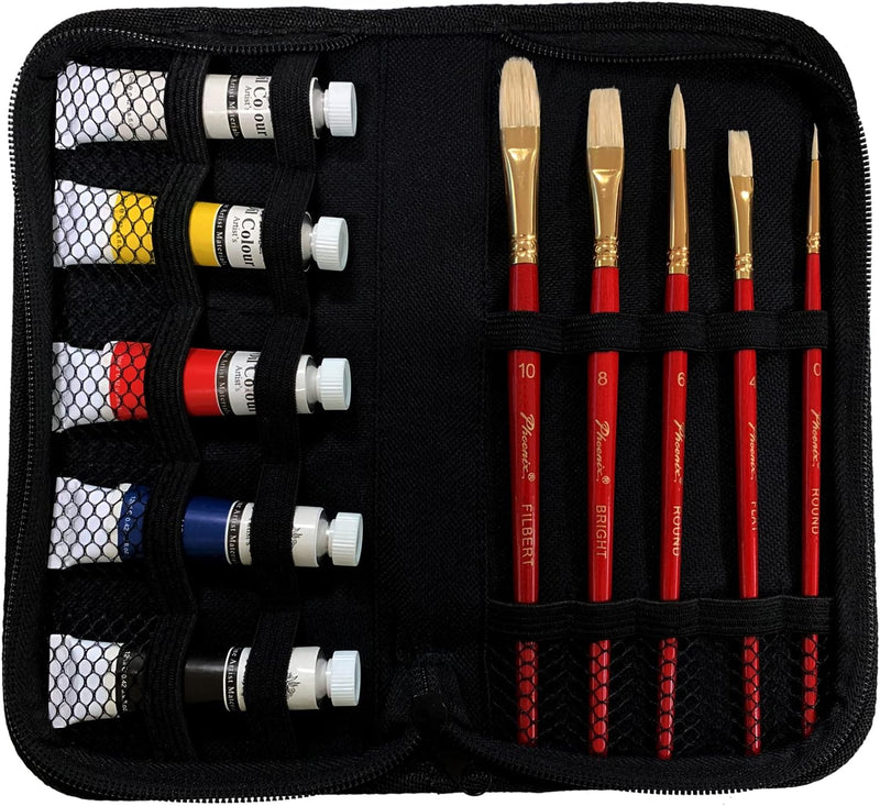 Phoenix Oil Paint Travel Set of 11 Pieces