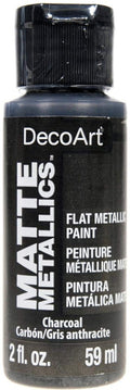 Decoart Matte Metallic Paints 59ml#Colour_CHARCOAL
