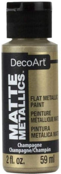 Decoart Matte Metallic Paints 59ml#Colour_CHAMPAGNE