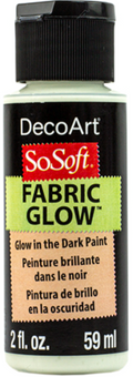 Decoart Sosoft Fabric Paints 59ml#Colour_GLOW