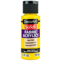 Decoart Sosoft Fabric Paints 59ml#Colour_BRIGHT YELLOW