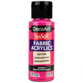 Decoart Sosoft Fabric Paints 59ml#Colour_DARK ROSE