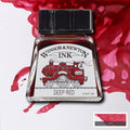 Winsor & Newton Fast Drying, Water Resistant Transparent Drawing Ink 14ml#Colour_DEEP RED