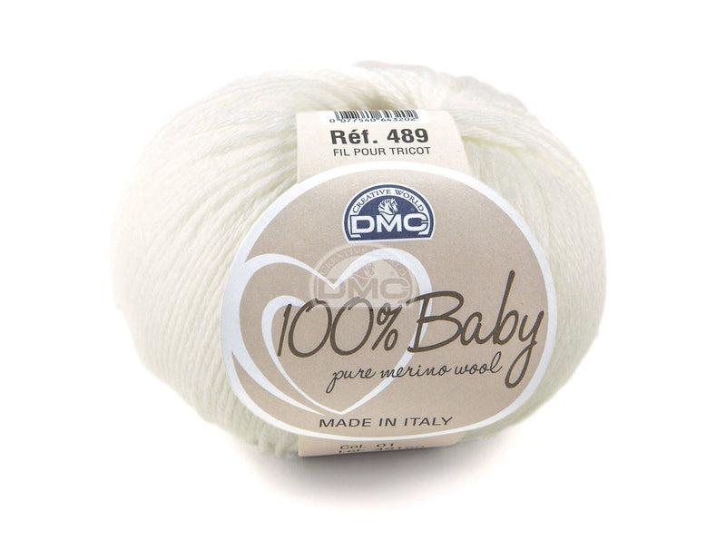 DMC 100% Baby Merino 50g Yarn 4Ply