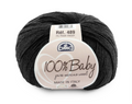DMC 100% Baby Merino 50g Yarn 4Ply#Colour_BLACK (002)