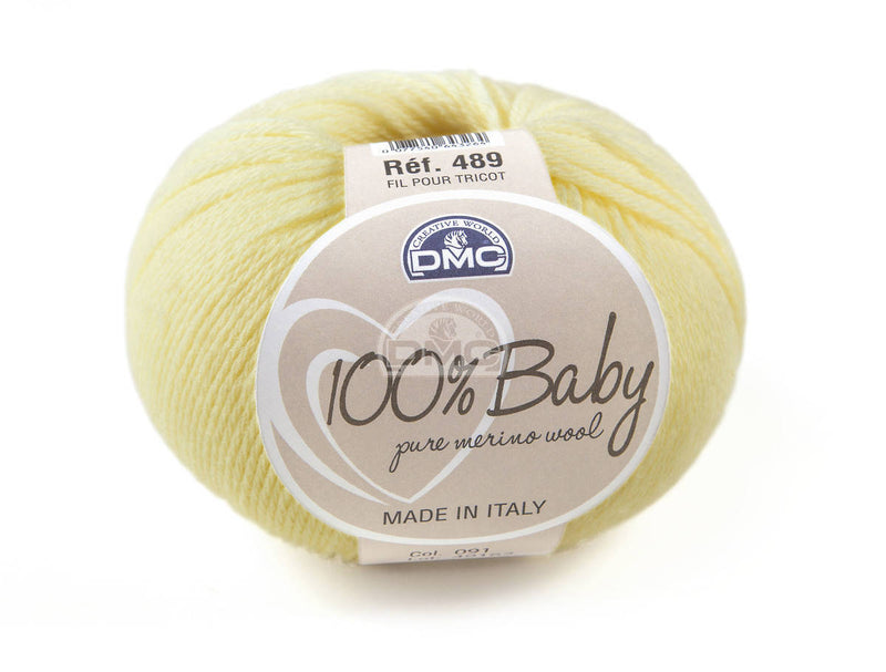 DMC 100% Baby Merino 50g Yarn 4Ply