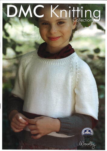 DMC Woolly Merino Pattern Leaflet - Girls Jumper