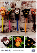 DMC Natura Medium Crochet Pattern Leaflet - Amigurumi Jungle Animal Pen Toppers