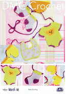 DMC Natura Medium Crochet Pattern Leaflet - Baby Bunting Set