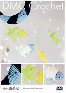 DMC Natura Medium Crochet Pattern Leaflet - Baby Room Wall Decorations