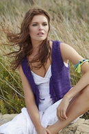 DMC Natura Medium Crochet Pattern Leaflet - Womens Waistcoat