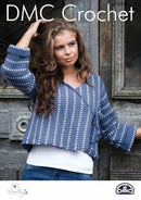 DMC Woolly 5 Crochet Pattern Leaflet - Womens Kimono