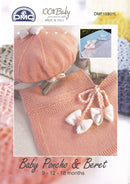 DMC Baby Poncho & Beret Pattern