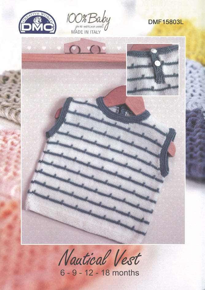 DMC Baby Nautical Vest Pattern