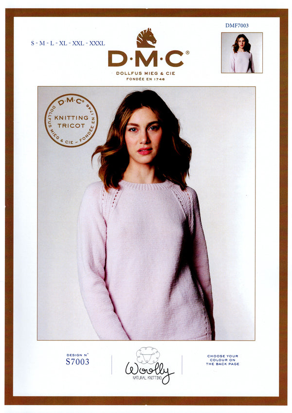 DMC Woolly Merino Pattern Leaflet - Womens Sweater