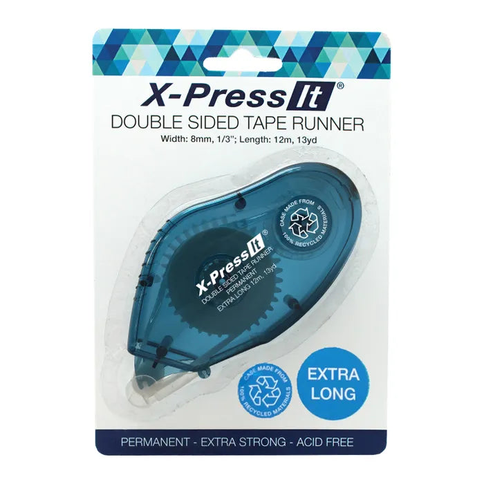 X-Press It Double Sided 8mm Permanent Tape Runner 