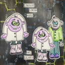 Ranger Dylusions 24 Piece Dy-Cuts Me Monsters