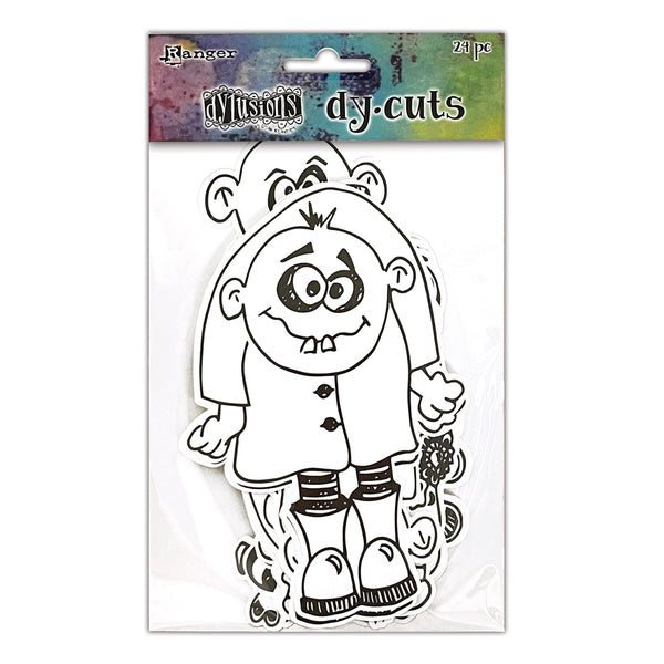 Ranger Dylusions 24 Piece Dy-Cuts Me Monsters