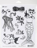 Dyan Reaveley's Dylusions Stamp Collection Plenty Of Fish In the Sea