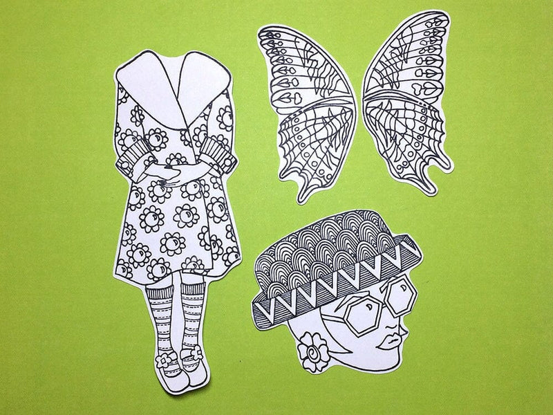 Dyan Reaveley's Dylusions Stamp Collection Sunday Best