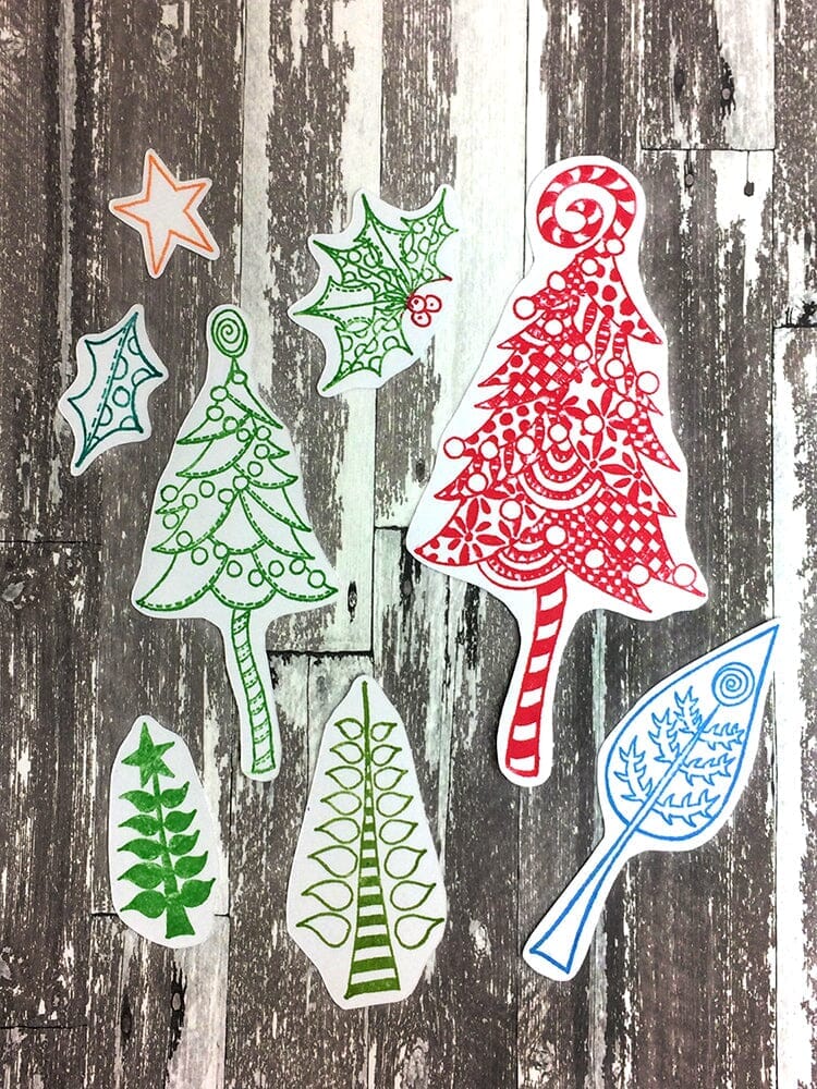 Dyan Reaveley's Dylusions Stamp Collection Wood for the Trees