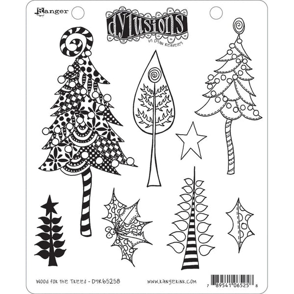 Dyan Reaveley's Dylusions Stamp Collection Wood for the Trees