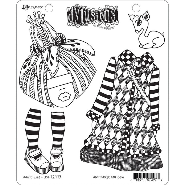 Dyan Reaveley's Dylusions Stamp Collection Maisie Lilly