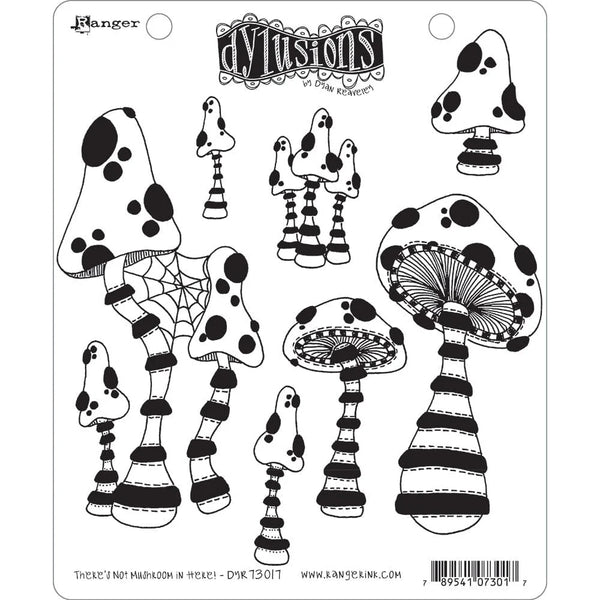 Dyan Reaveley's Dylusions Stamp Collection There's No Mushroom In Here
