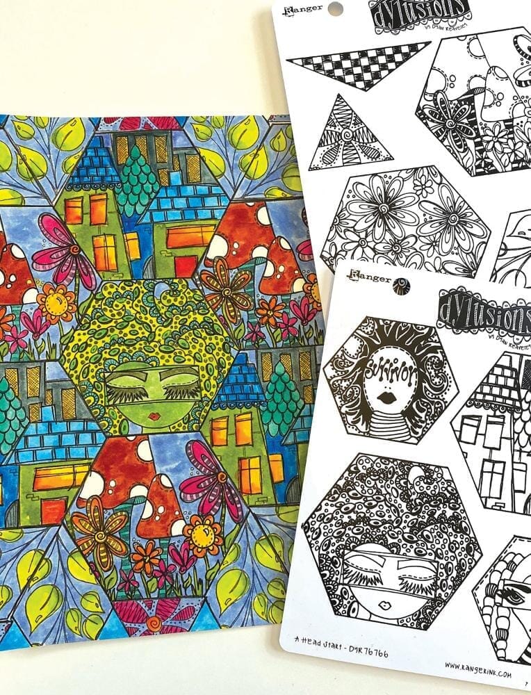 Dyan Reaveley's Dylusions Stamp Collection A Head Start