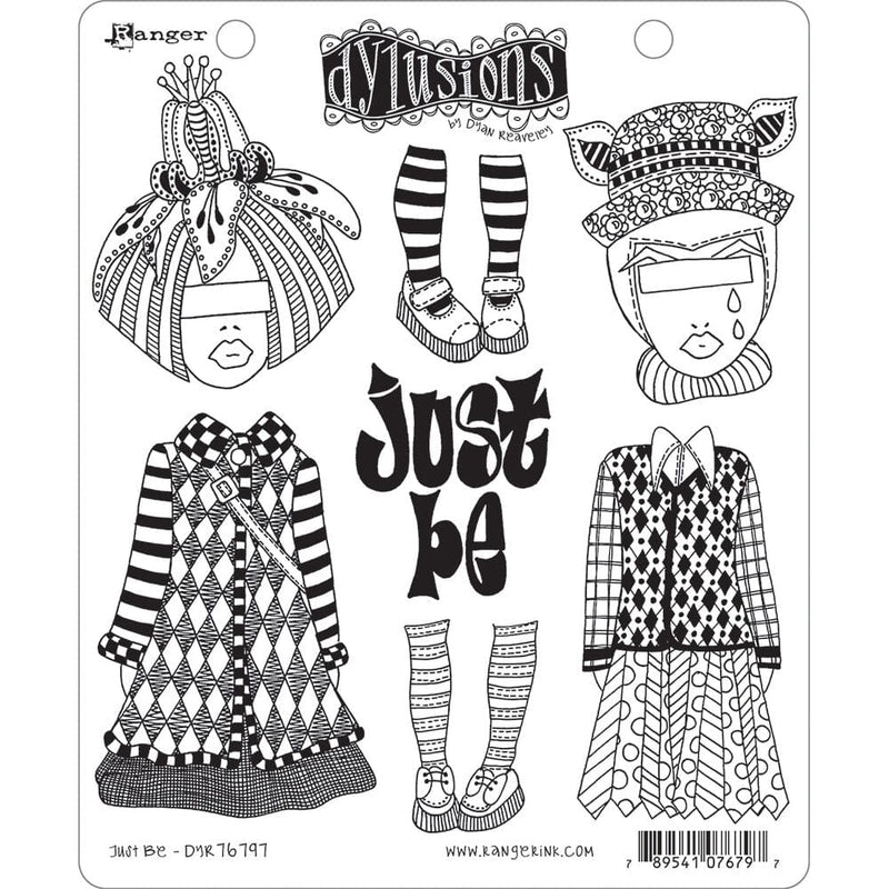 Dyan Reaveley's Dylusions Stamp Collection Just Be