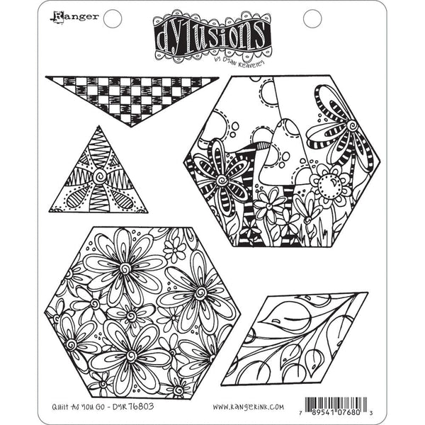 Dyan Reaveley's Dylusions Stamp Collection Quilt As You Go